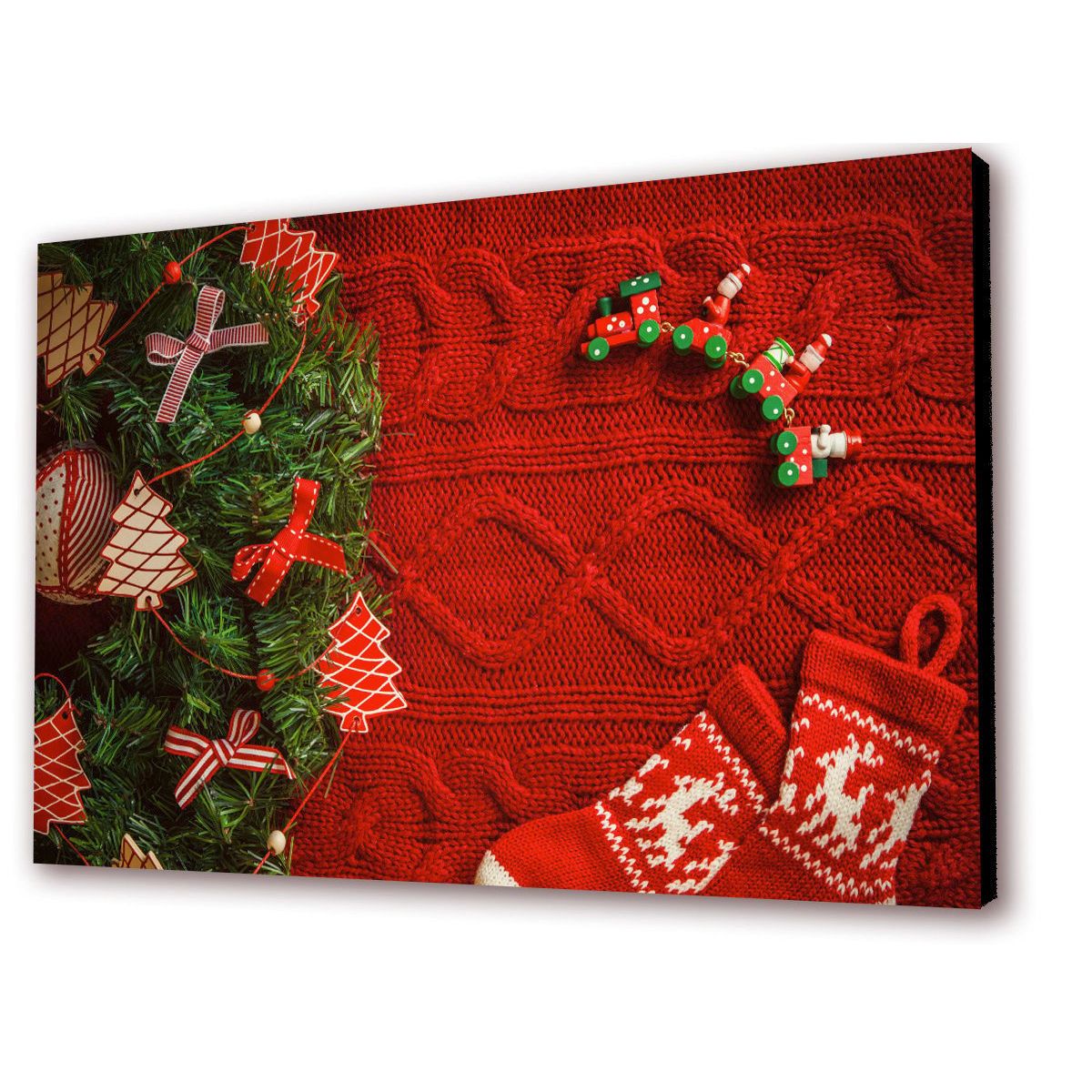 ART INDUSTRY - Cuadro 50x30 Cms Decorativo 1 - Navidad