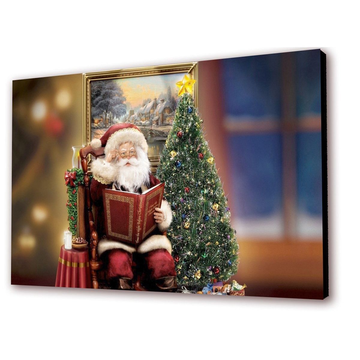 ART INDUSTRY - Cuadro 50x30 Cms Papa Noel - Navidad
