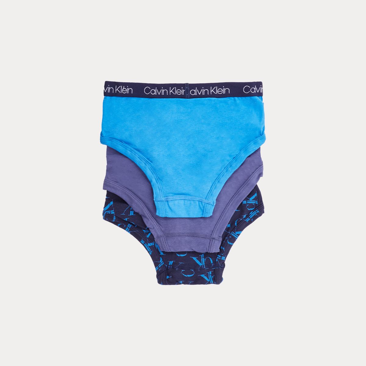 CALVIN KLEIN - Pack azul de 3 calzoncillos para niño Calvin Klein