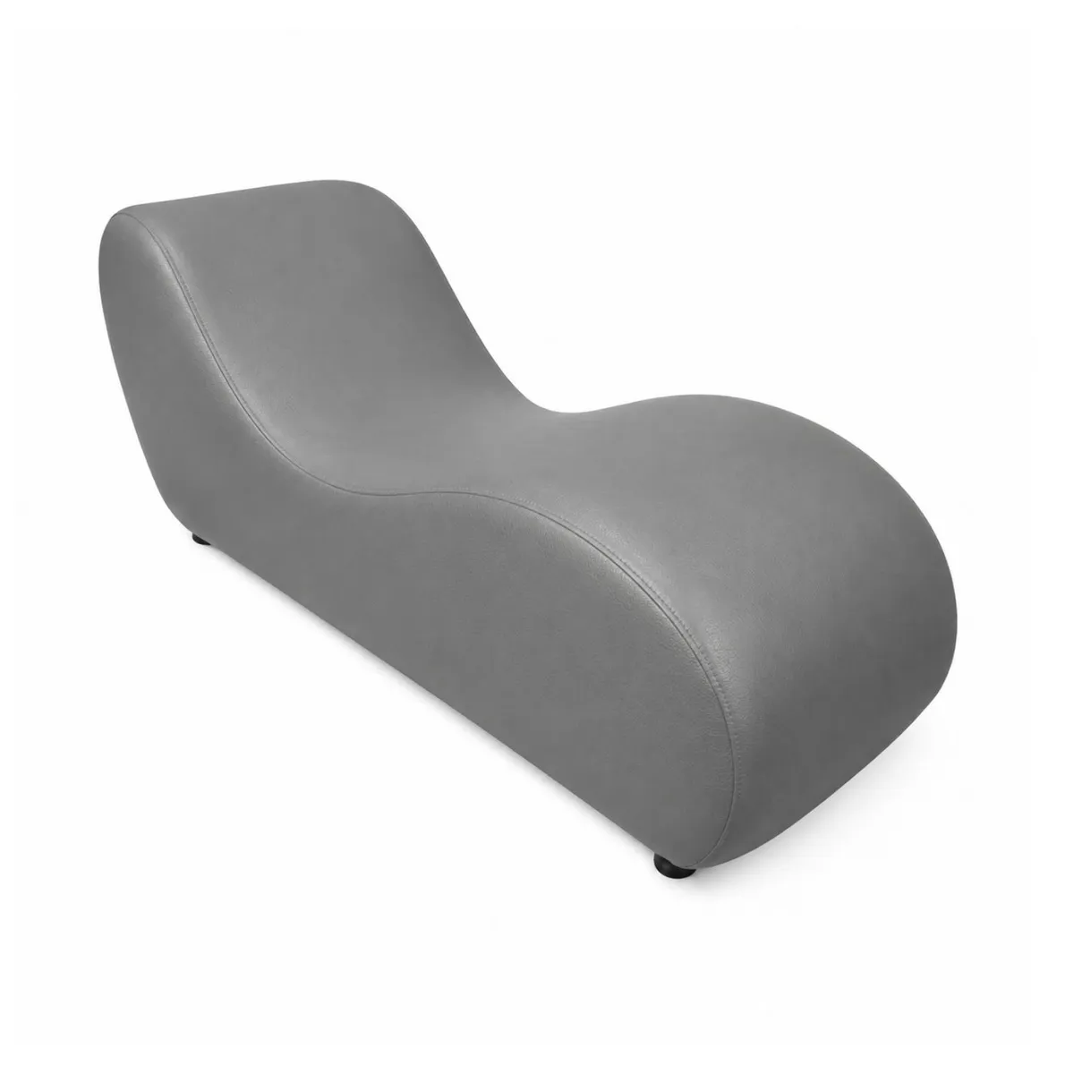 MAGIC CLASS - SILLÓN TANTRICO  DIVÁN ERGÓNOMICO MODERNO ECOCUERO GRIS