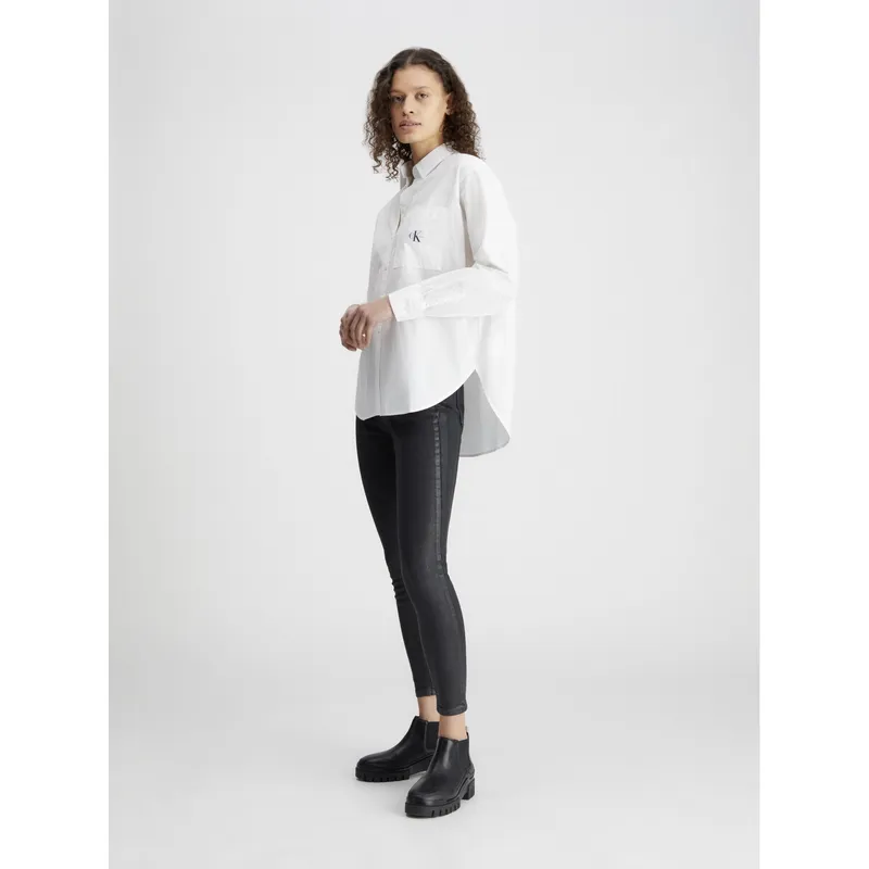 CALVIN KLEIN - Camisa blanca relaxed con bolsillo Calvin Klein