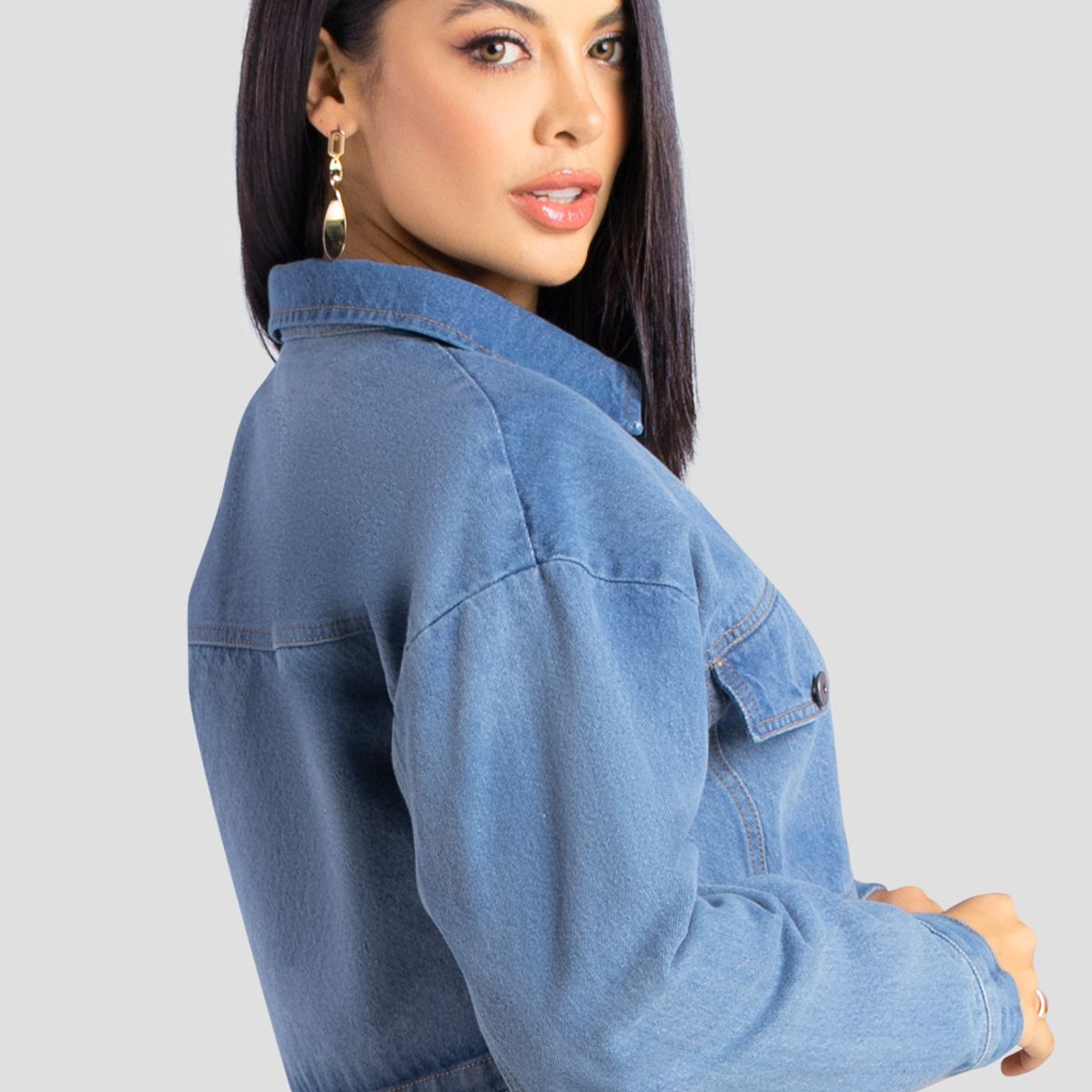 MARKETING PERSONAL - Chaqueta Mujer Azul Medio Mp 103241