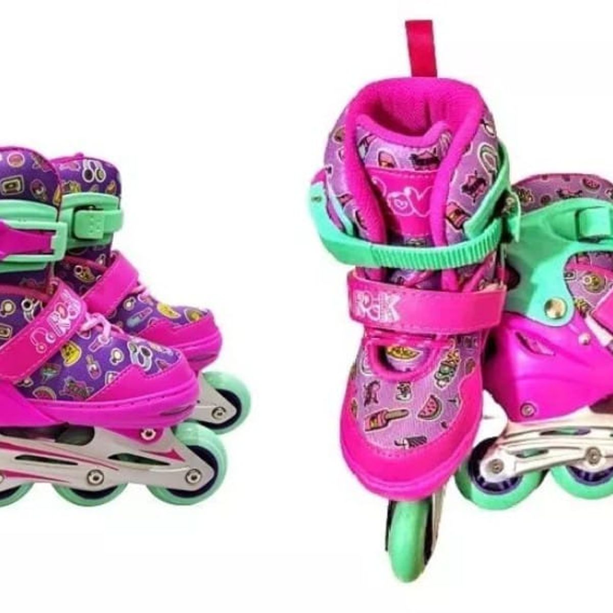 GENERICO - Patines Ajustables Niñas Chasis Aluminio  Style Moda