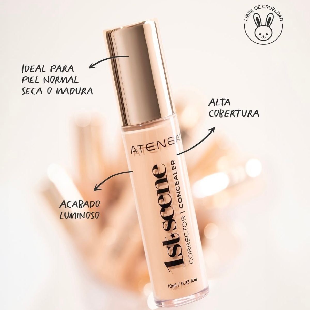 GENERICO - Corrector Líquido 1st Scene Cobertura Total Tono Neutralizer