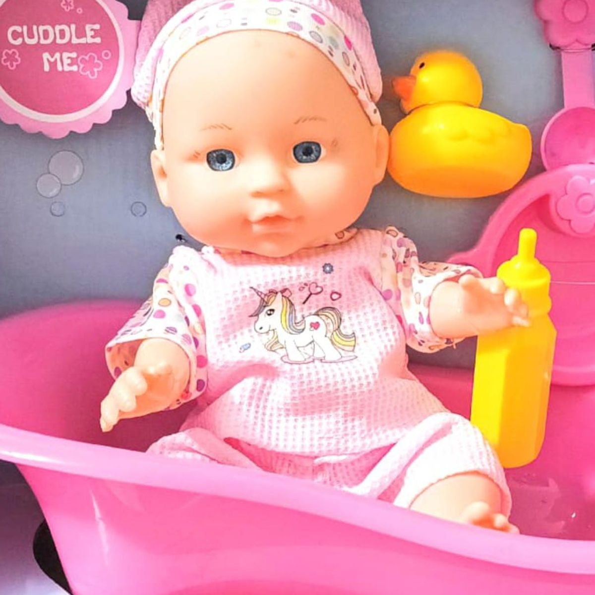 LOVETOY - Juguete Bebe Tina Con Accesorios Baby Doll Angels Mom Small