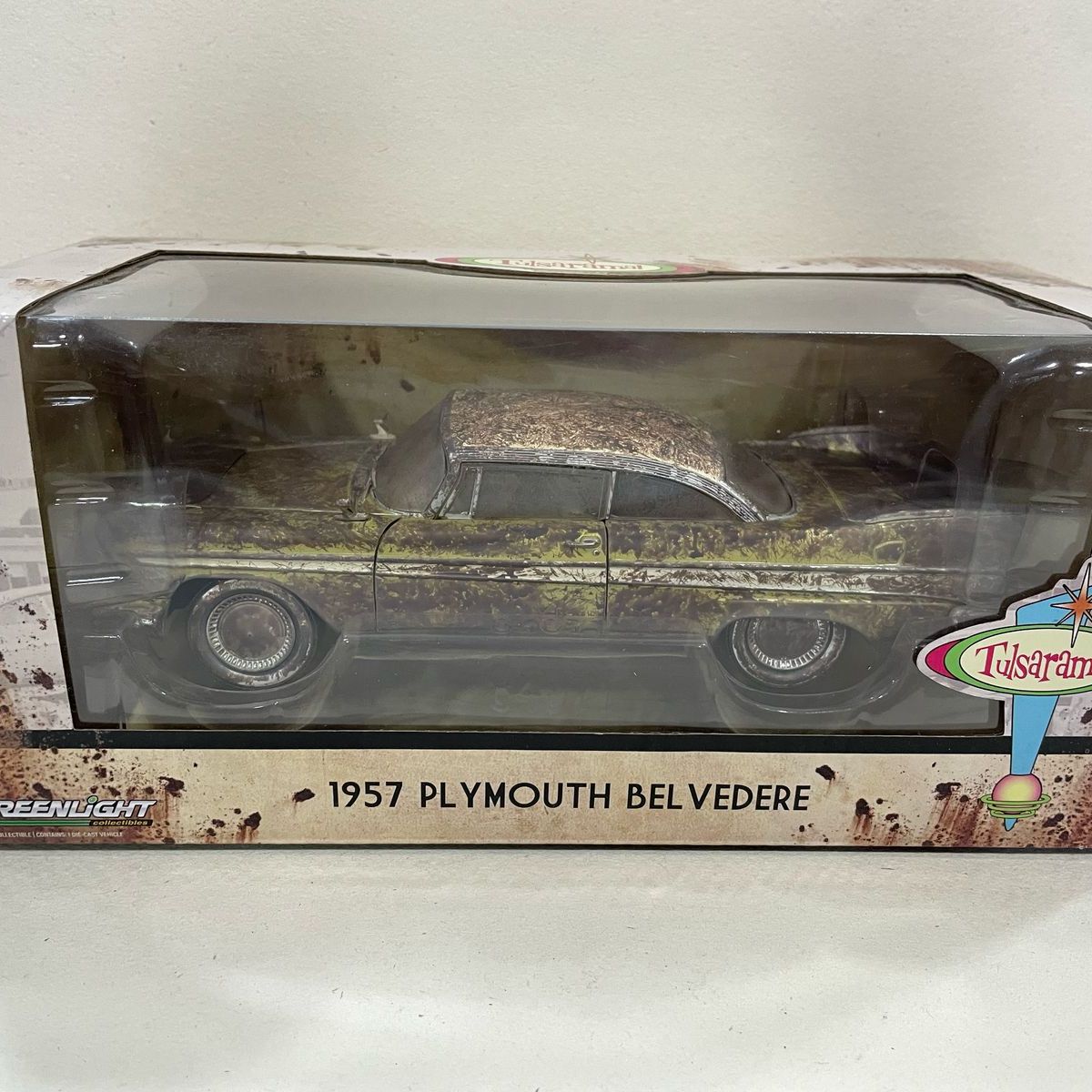 GREENLIGHT - CARRO PLYMOUTH BELVEDERE TULSARAMA VERSION BARRO Colección