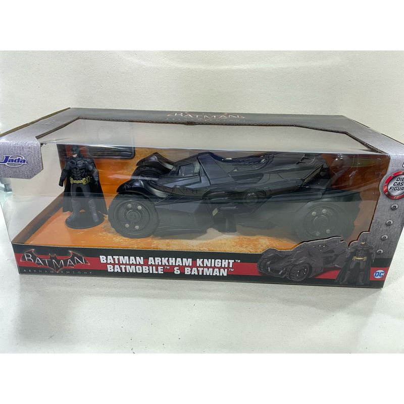 JADA TOYS - CARRO BATMAN Arkham Knight & Batmobile DC Comics escala 124