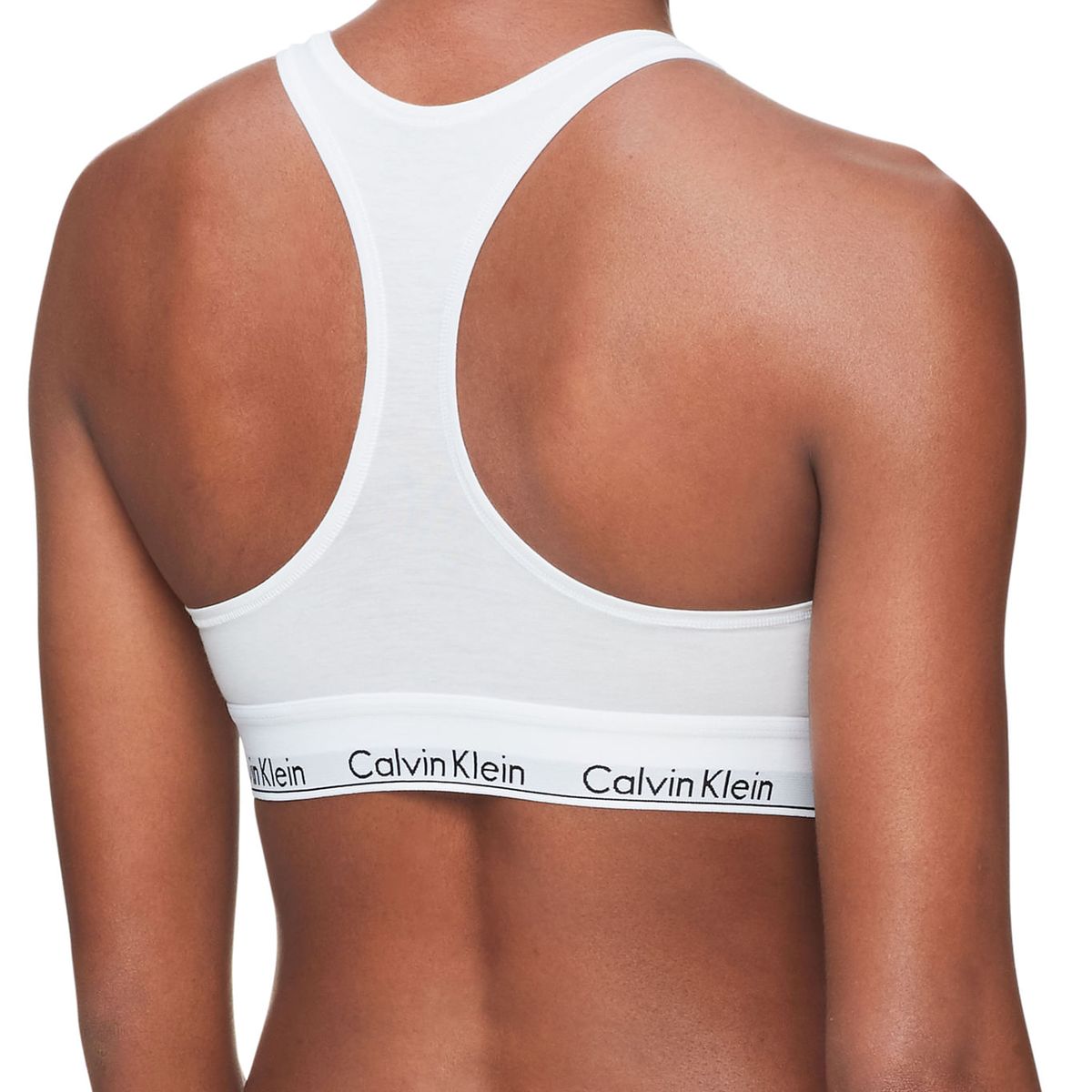CALVIN KLEIN - Bralette Blanco Algodón Blanco Calvin Klein