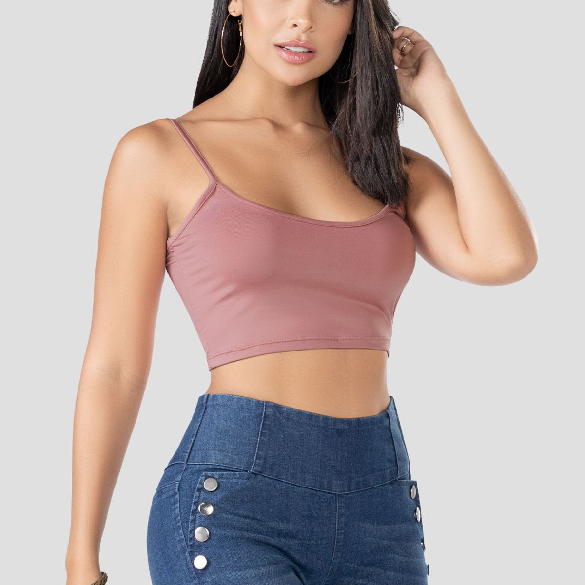 MARKETING PERSONAL - Crop Top Mujer Palo De Rosa Mp 100229