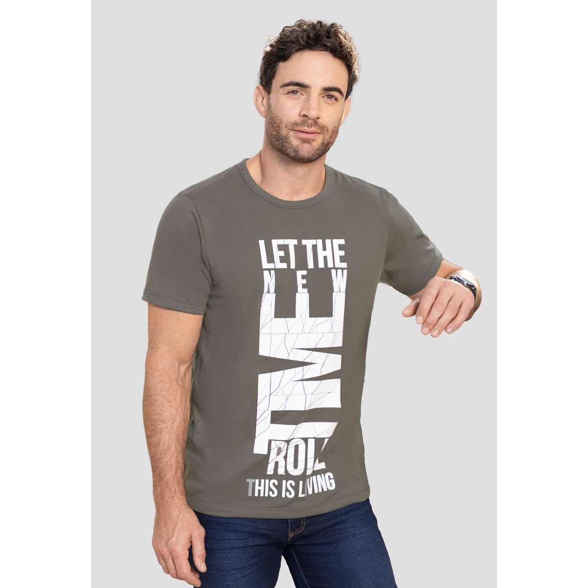 MARKETING PERSONAL - Camiseta Hombre Taupe Mp 102009