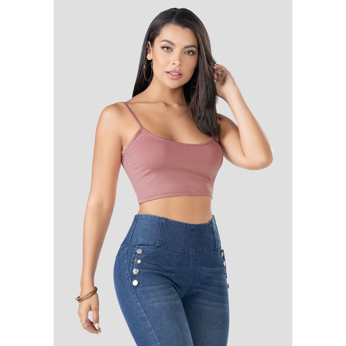 MARKETING PERSONAL - Crop Top Mujer Palo De Rosa Mp 100229