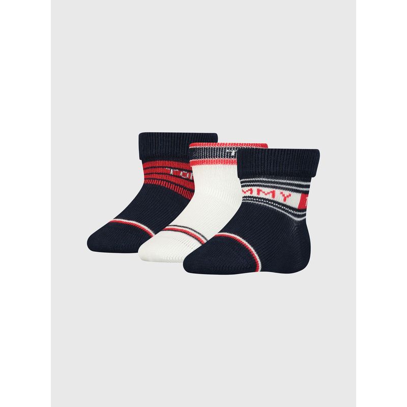 TOMMY HILFIGER - Th De Niño Baby Sock 3P Strpes Giftb Tommy Hilfiger