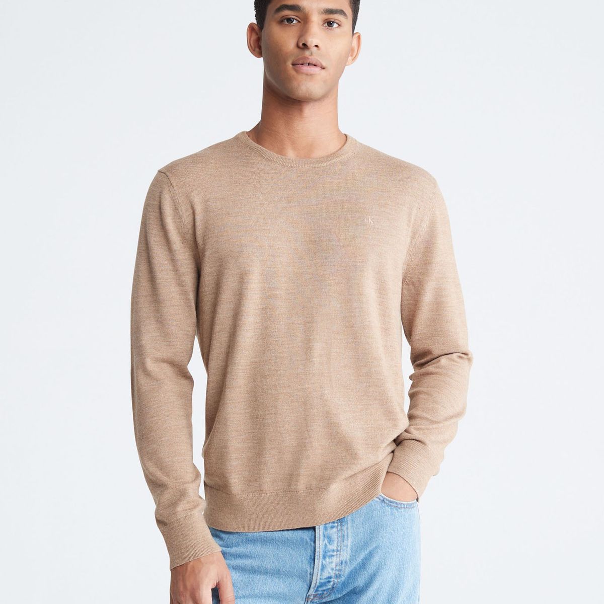 CALVIN KLEIN - Saco Merino Con Cuello Redondo Calvin Klein