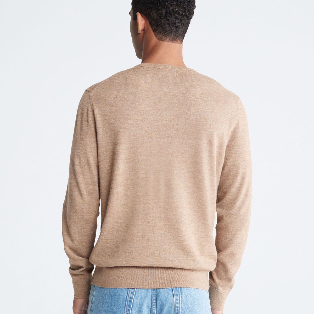 CALVIN KLEIN - Saco Merino Con Cuello Redondo Calvin Klein