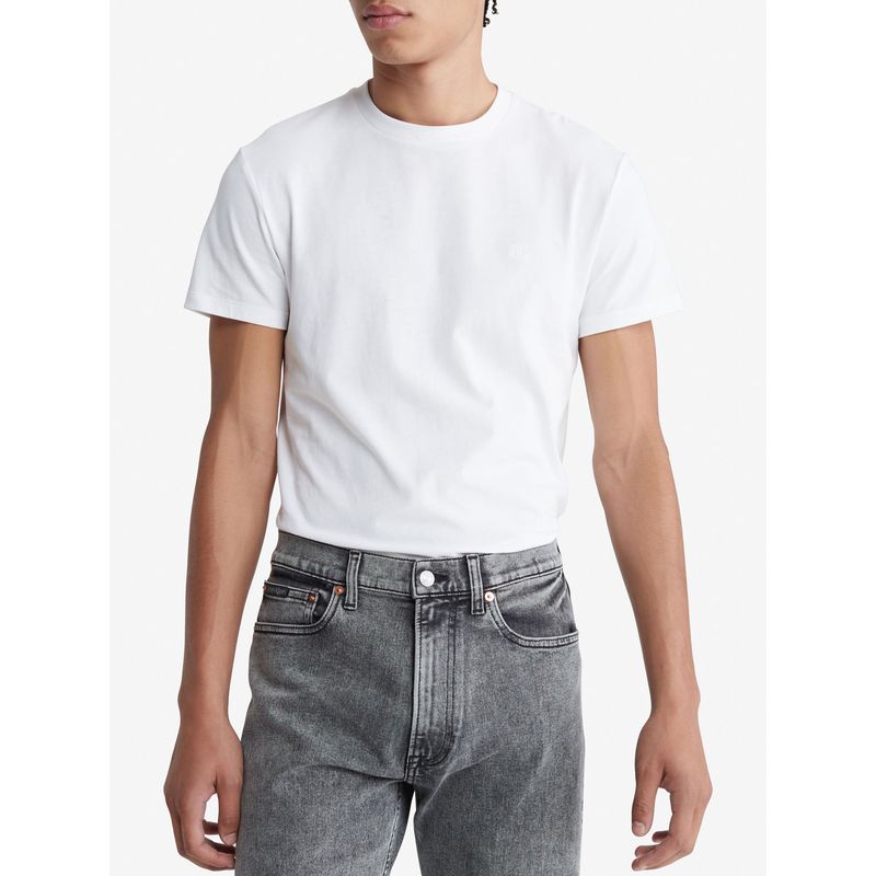 CALVIN KLEIN - Camiseta Slim De Algodón Calvin Klein