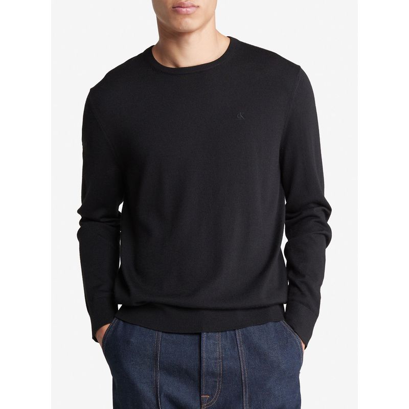 CALVIN KLEIN - Saco Merino Con Cuello Redondo Calvin Klein