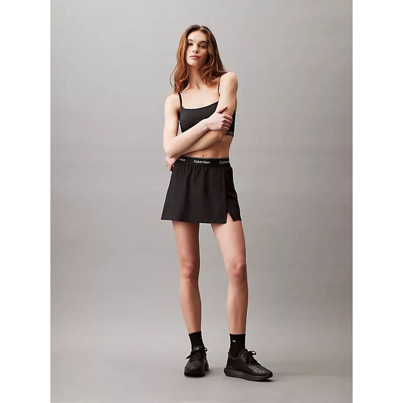 CALVIN KLEIN - Falda Negra Deportiva 2 En 1 Para Mujer Calvin Klein