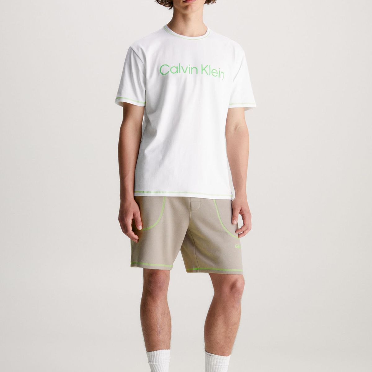 CALVIN KLEIN - Conjunto Blanco De Pijama Calvin Klein