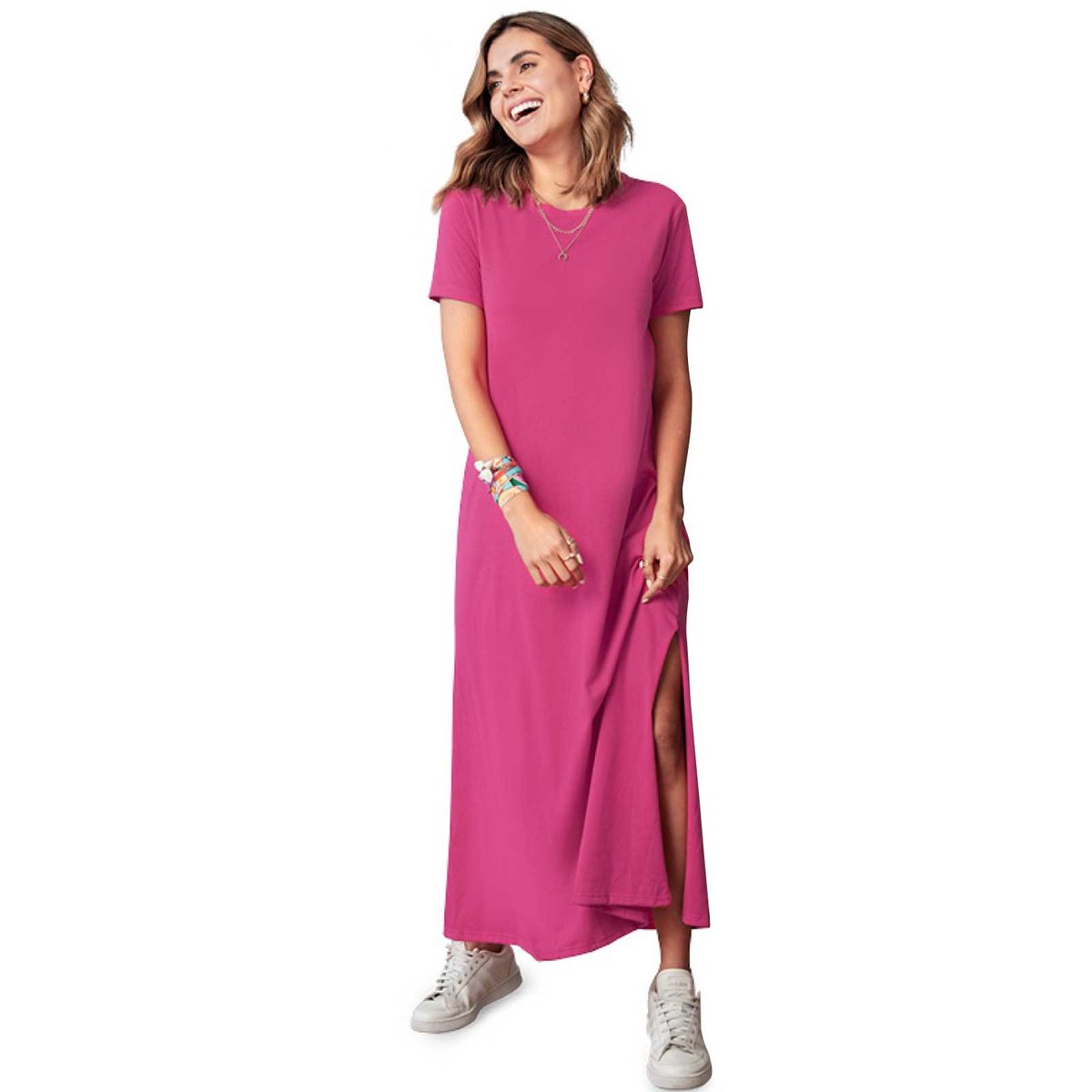 RUTTA - Vestido Largo Mujer Fucsia Rutta 5616
