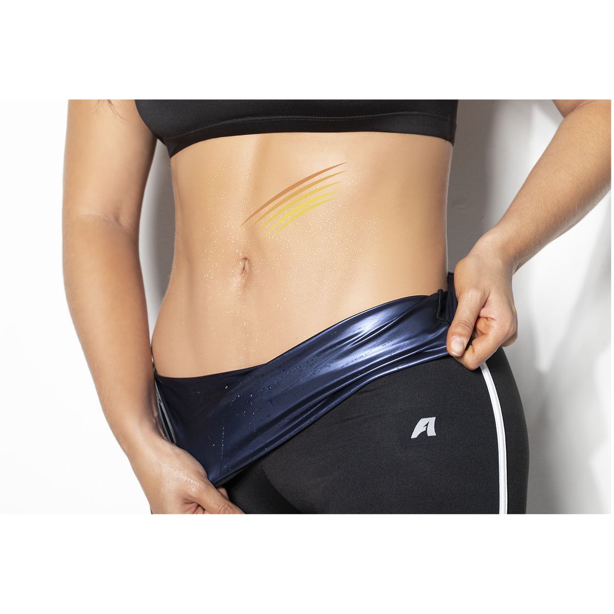 FORMAS INTIMAS - Capri Mujer Negro FI 3710