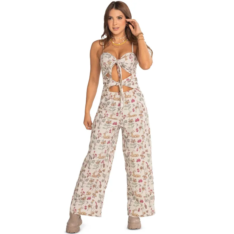ATYPICAL - Enterizo Largo Mujer Estampado Atypical 4922