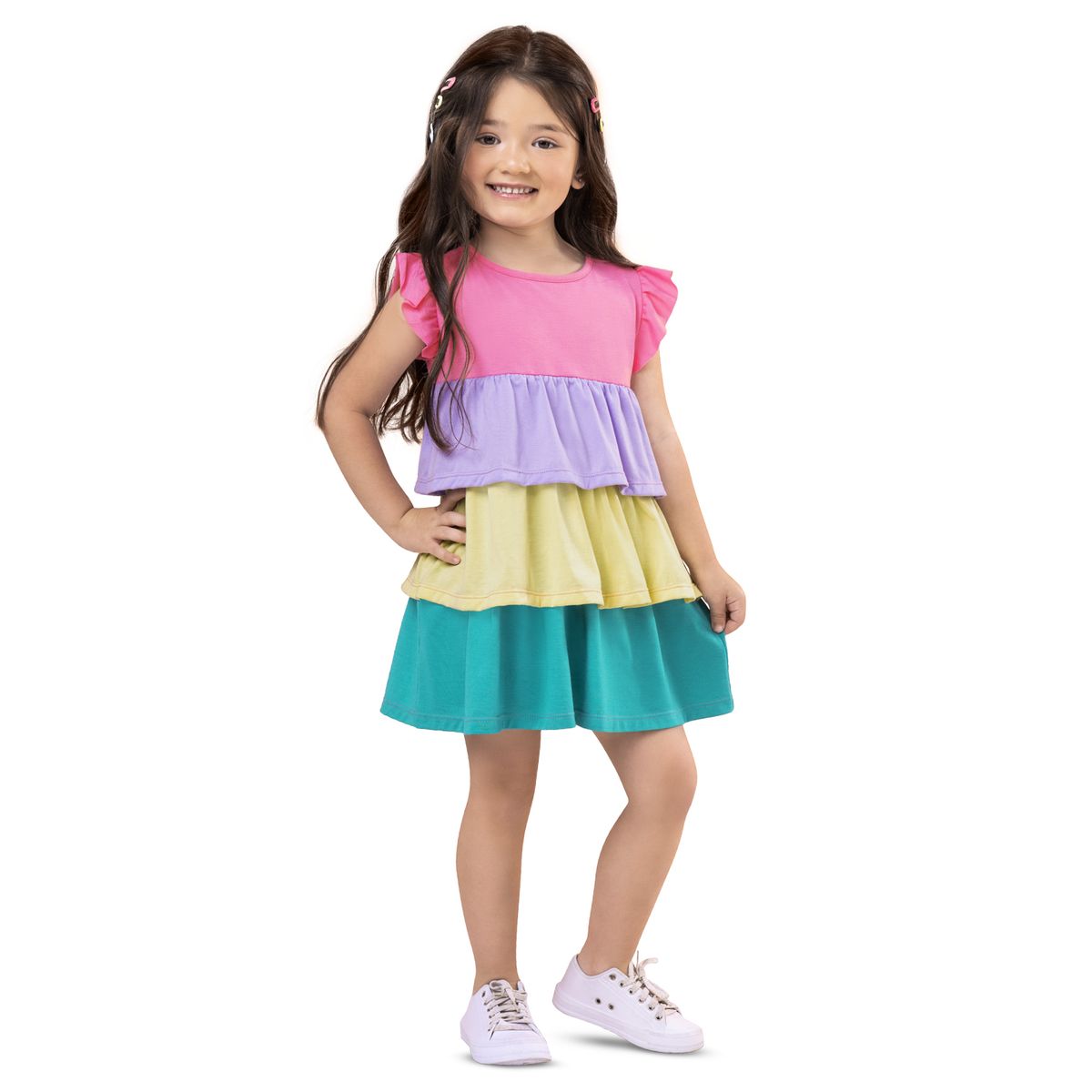 MARKETING PERSONAL - Vestido Infantil Multicolor Mp 7467