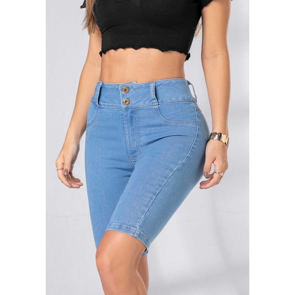 MARKETING PERSONAL - Capri Mujer Azul Claro Mp 2133