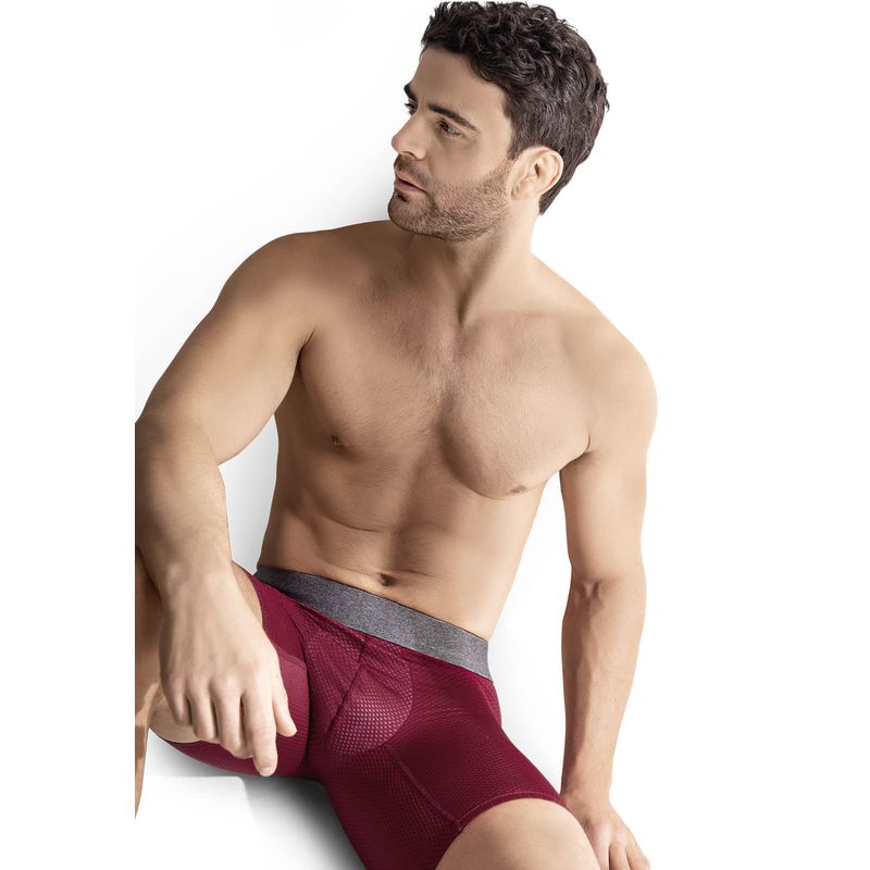 FORMAS INTIMAS - Bóxer Hombre Vinotinto FI 87642