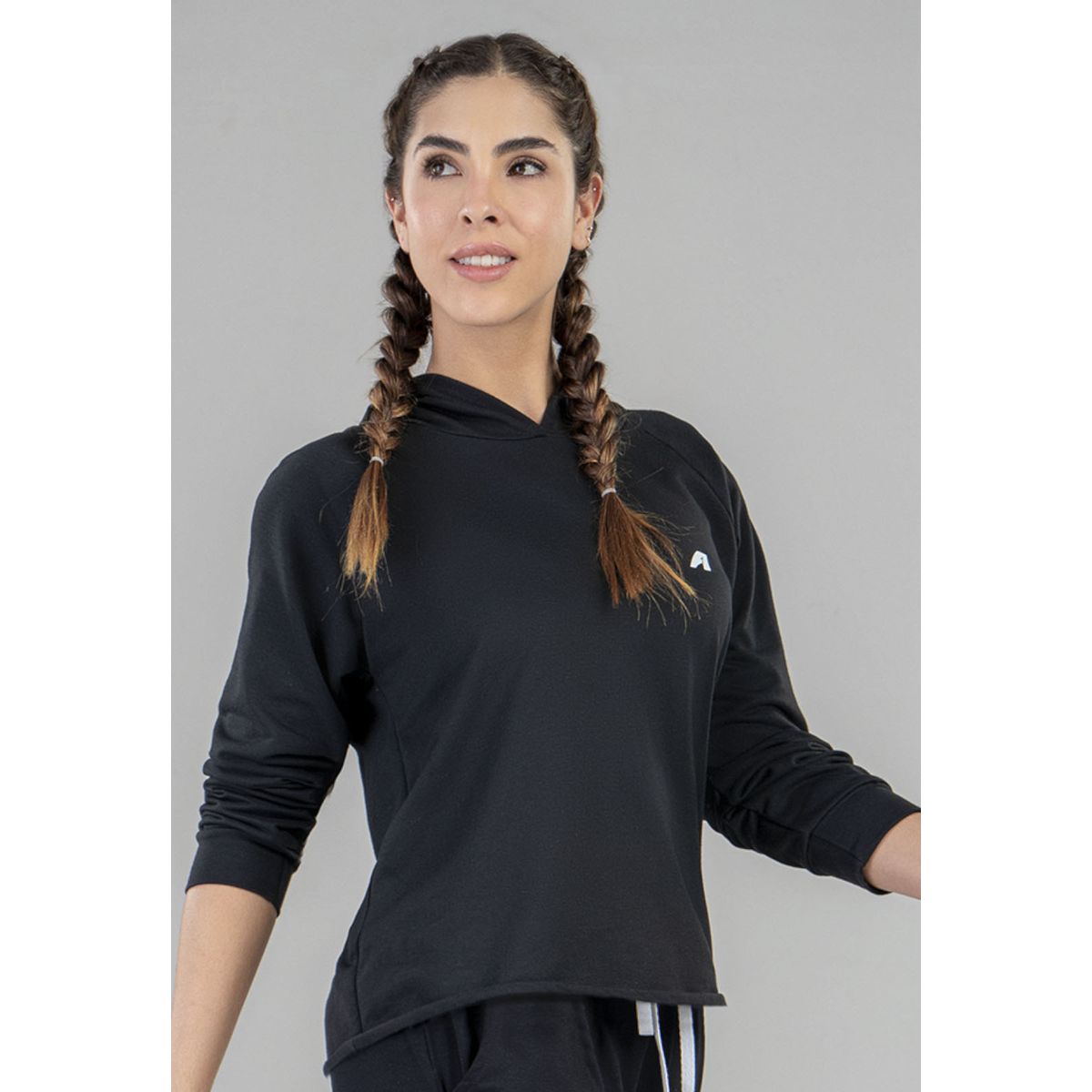 FORMAS INTIMAS - Buzo Mujer Negro FI 89858