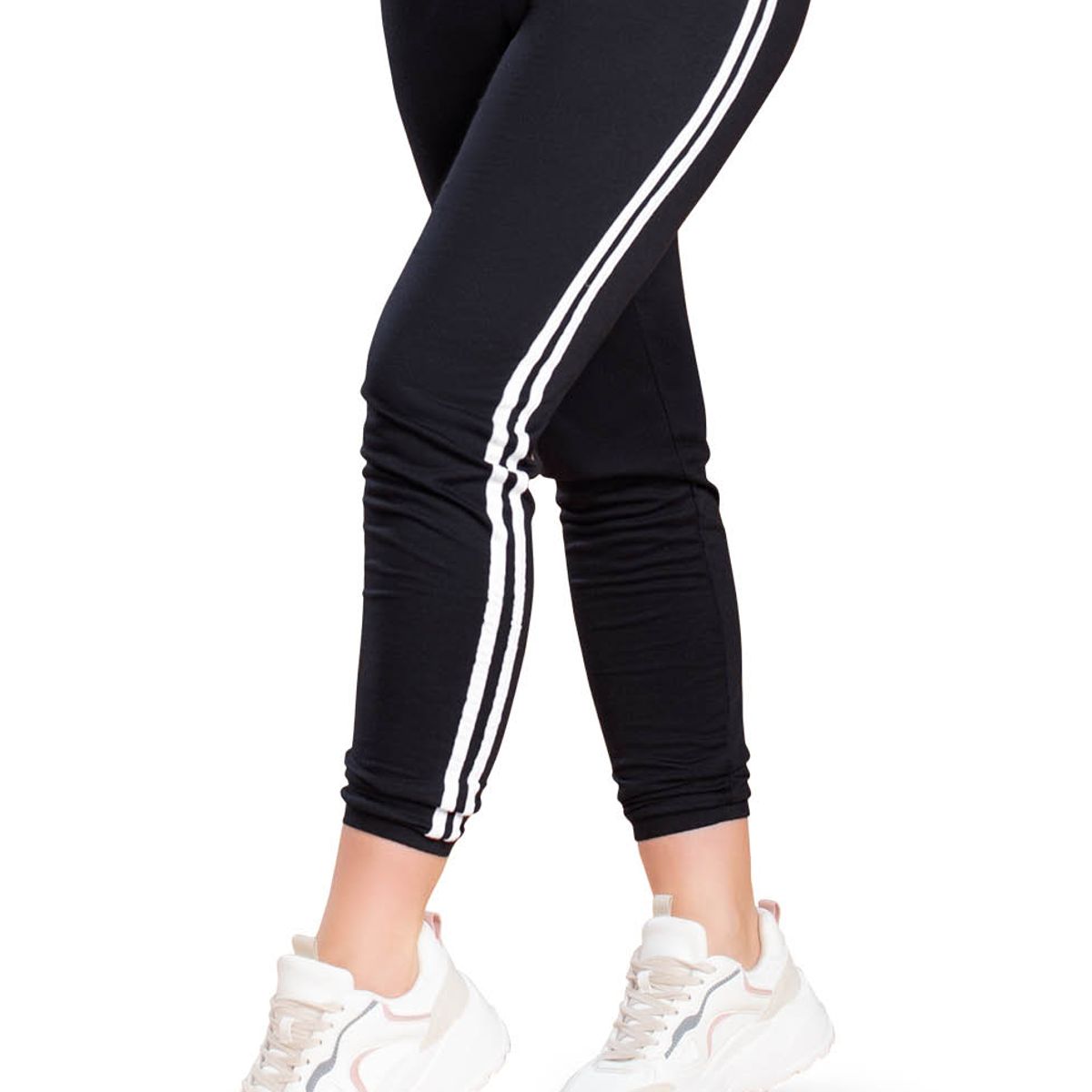 FORMAS INTIMAS - Pantalón Sudadera Mujer Negro FI 91628