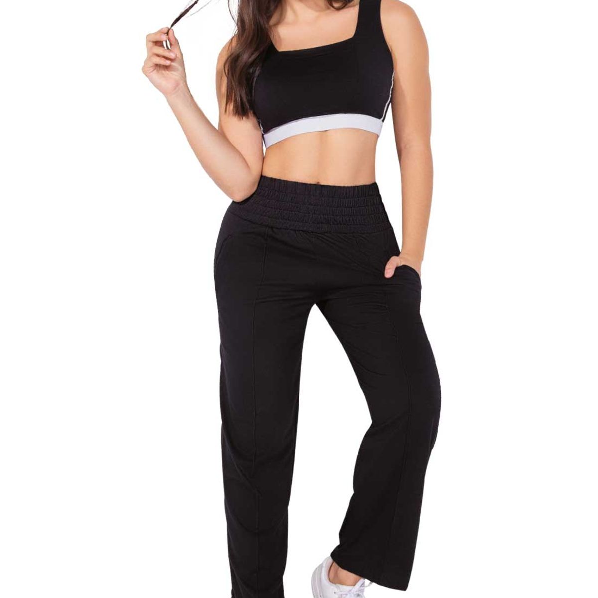 FORMAS INTIMAS - Pantalón Mujer Negro FI 88600