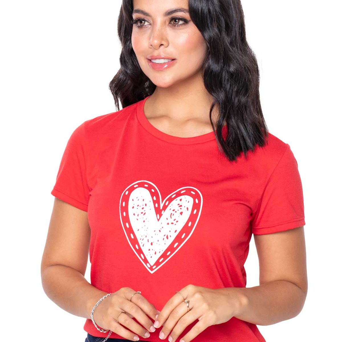 MARKETING PERSONAL - Camiseta Mujer Rojo Mp 752