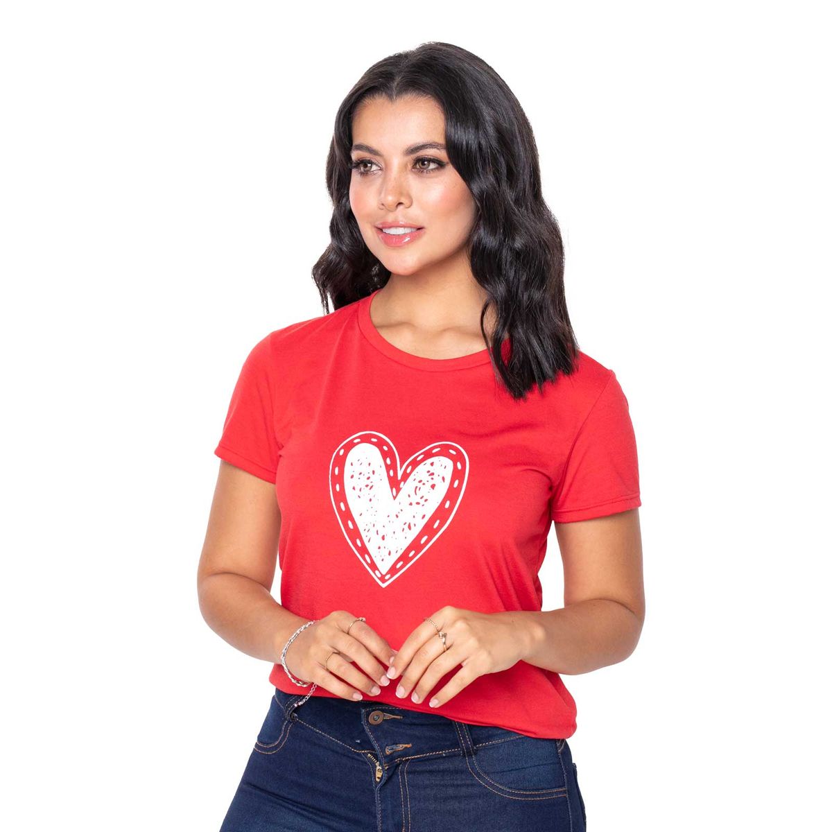 MARKETING PERSONAL - Camiseta Mujer Rojo Mp 752