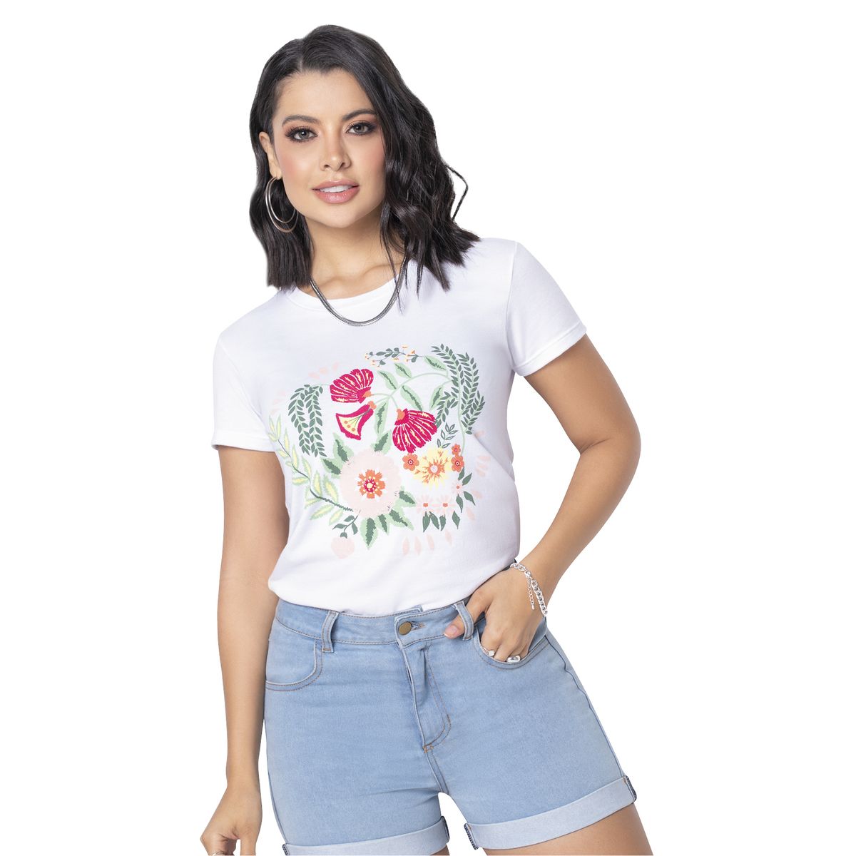 MARKETING PERSONAL - Camiseta Mujer Blanco Mp 4303
