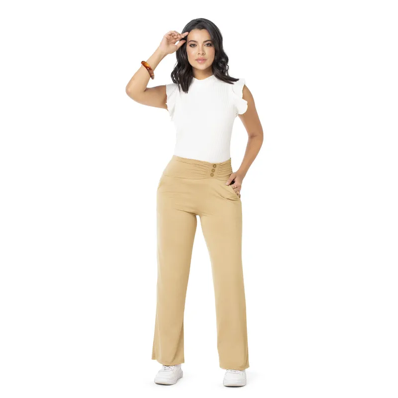 MARKETING PERSONAL - Pantalón Mujer Caramelo Mp 86925