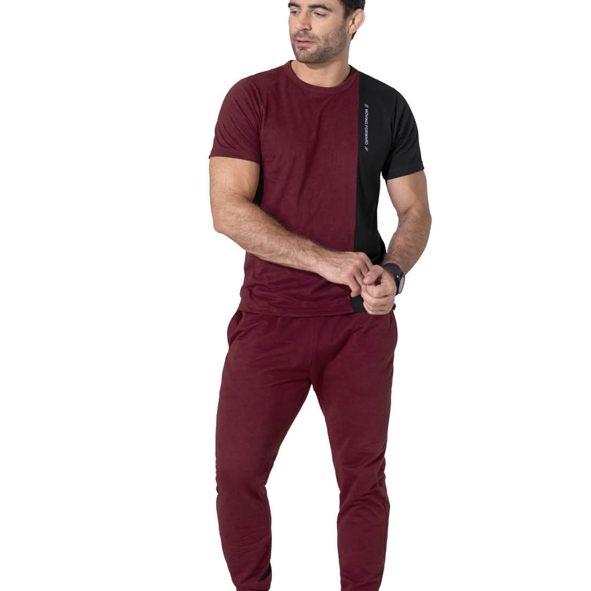 MARKETING PERSONAL - Jogger Masculino Vinotinto Mp 33636