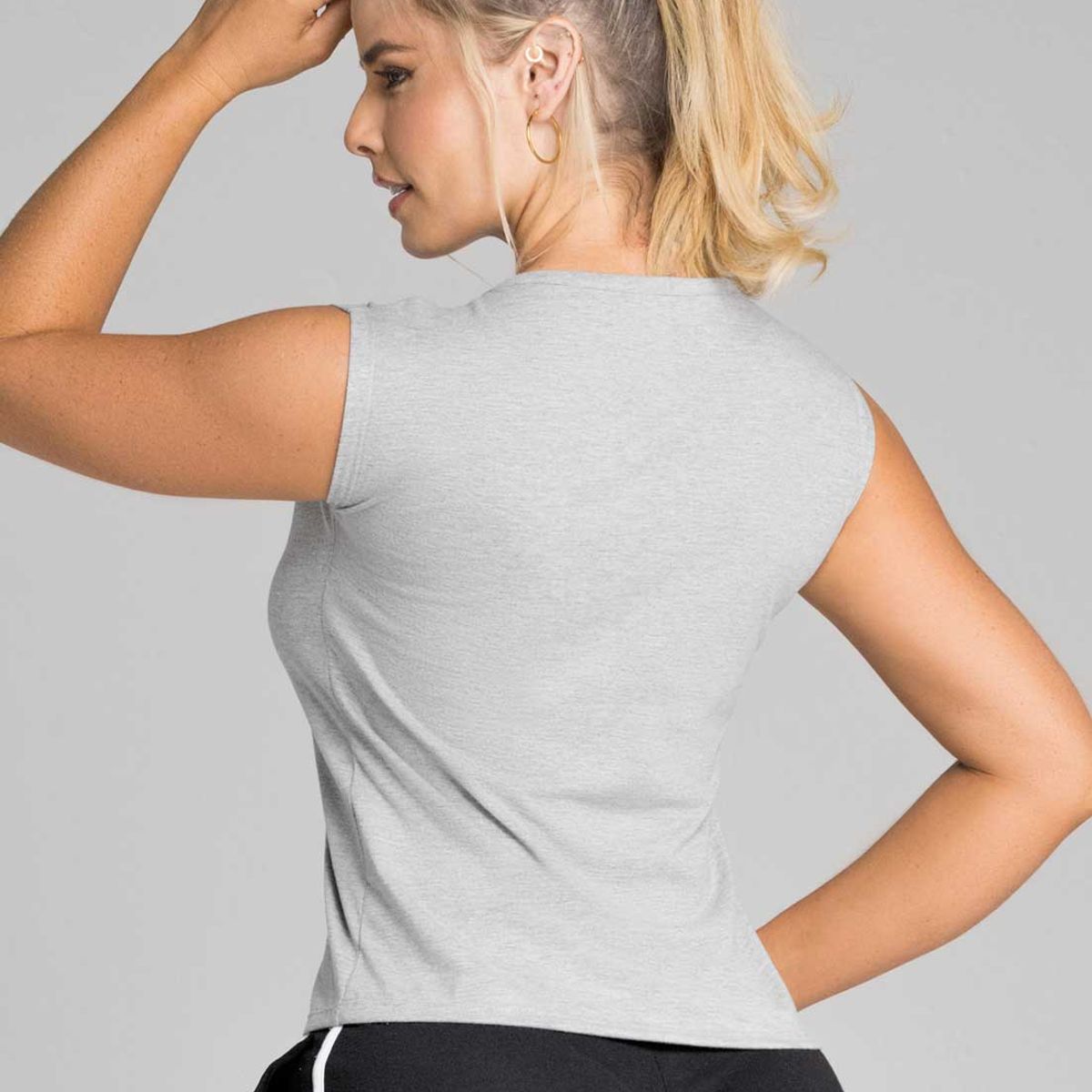 FORMAS INTIMAS - Camisilla Interior Mujer Gris Jaspe FI 1484