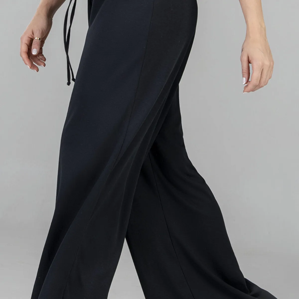 FORMAS INTIMAS - Pantalón Sudadera Mujer Negro FI 8618