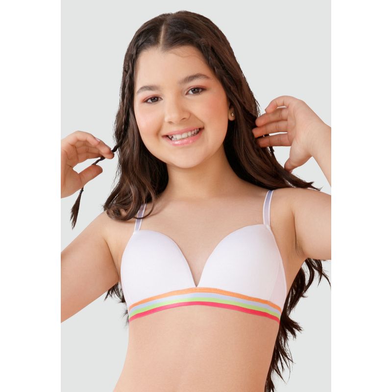 FORMAS INTIMAS - Brasier Infantil Blanco FI 34642