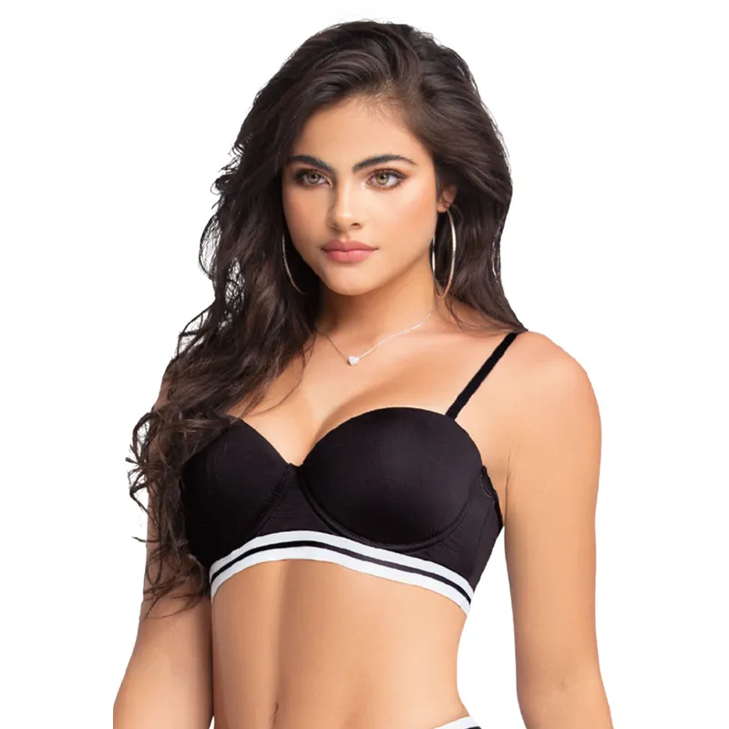 FORMAS INTIMAS - Brasier Mujer Negro FI 72988