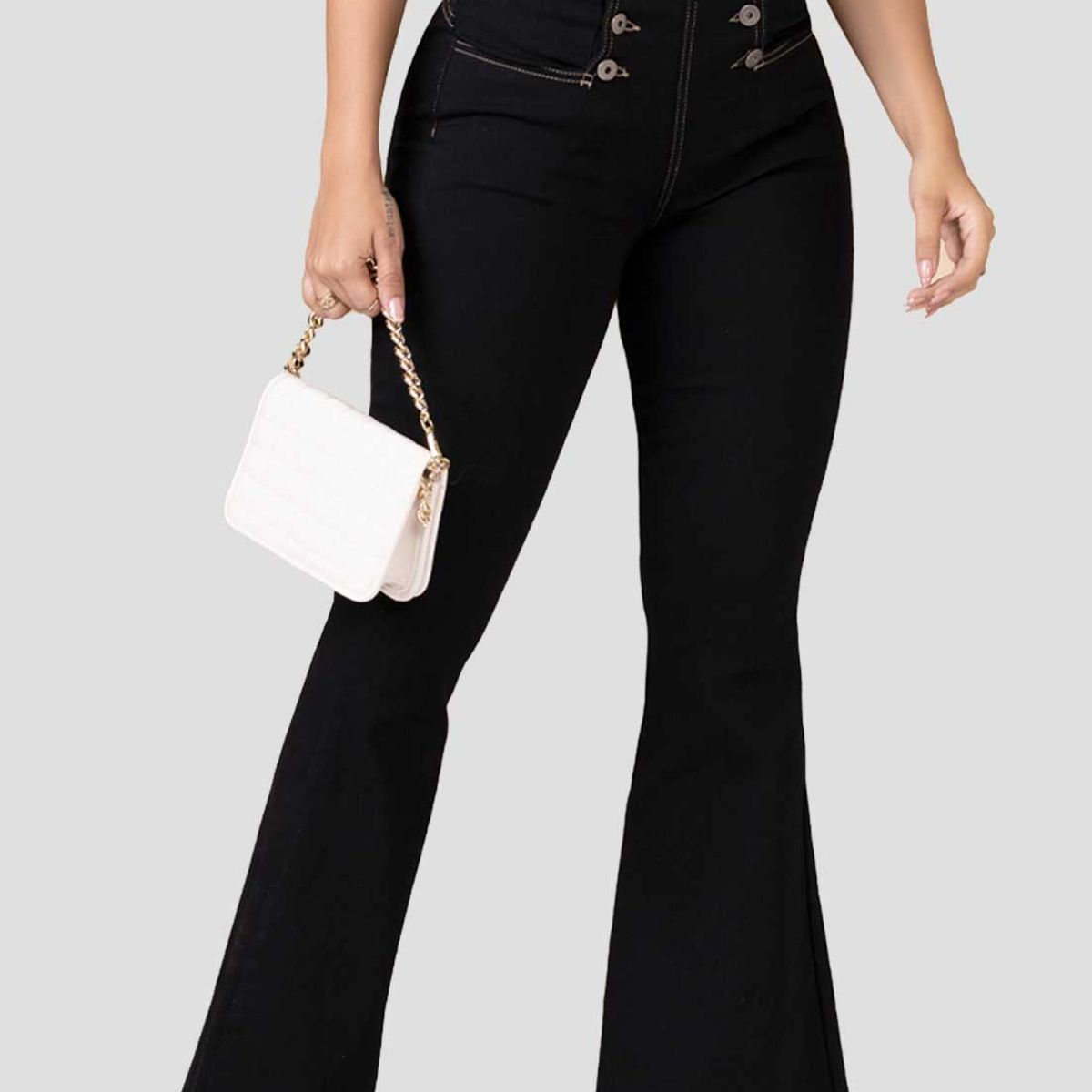 MARKETING PERSONAL - Jean Mujer Negro Mp 100321