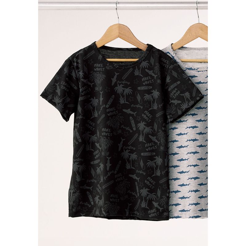 MARKETING PERSONAL - Camiseta Infantil Masculino Negro Mp 384