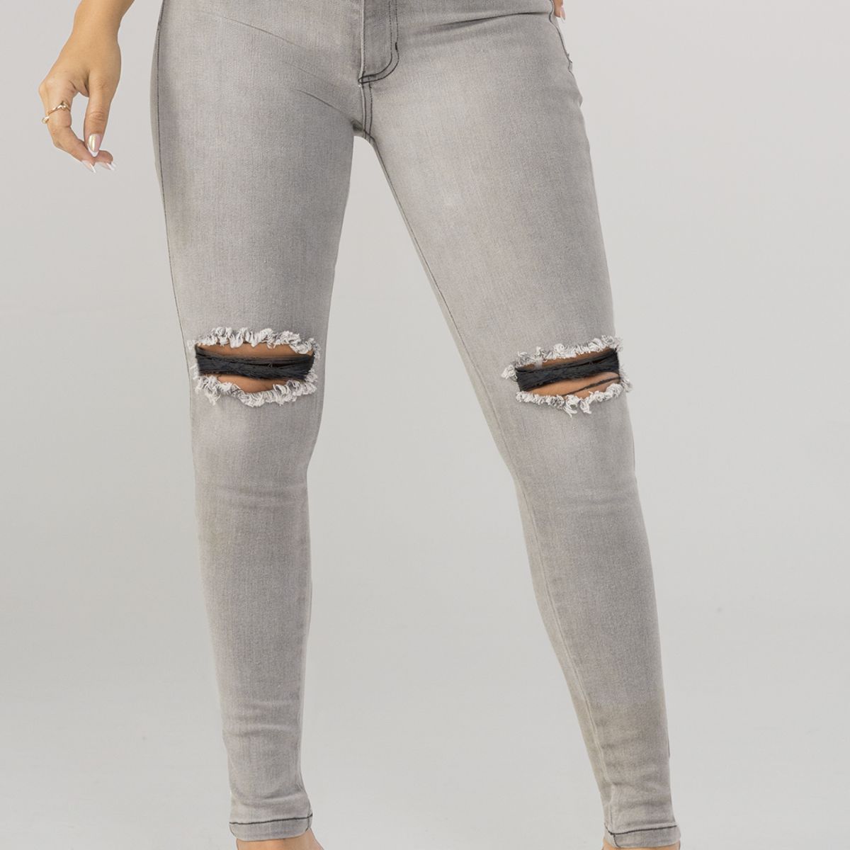 MARKETING PERSONAL - Jean Mujer Gris Mp 5315