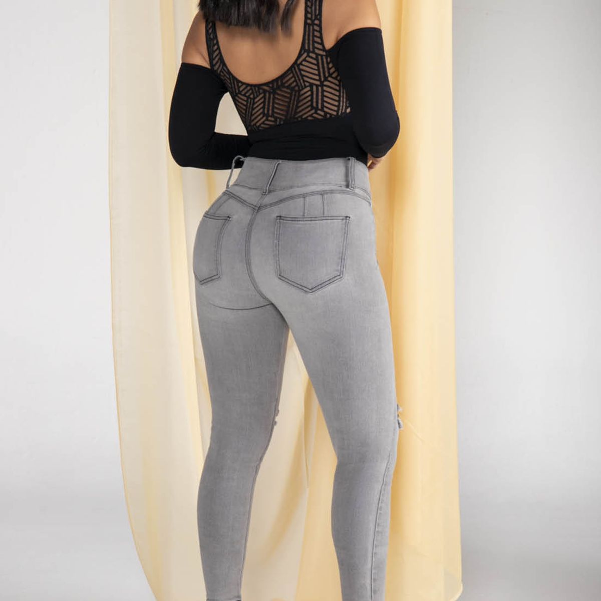 MARKETING PERSONAL - Jean Mujer Gris Mp 5315