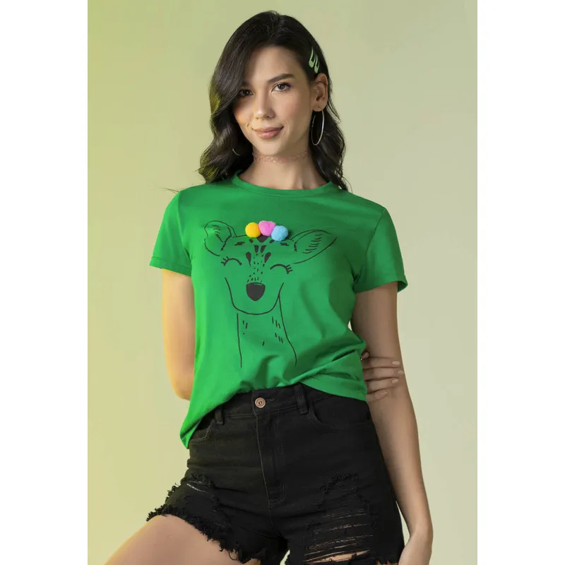 ATYPICAL - Camiseta Mujer Verde Antioquia Atypical 2007