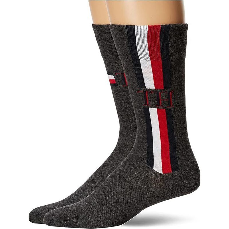 TOMMY HILFIGER - Paquete De 2 Calcetines Con Logo Bordado Tommy Hilfiger