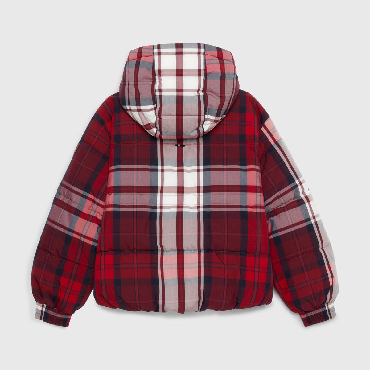 TOMMY HILFIGER - Chaqueta De Niña Cuadros Escoceses Con Gorro Tommy Hilfiger