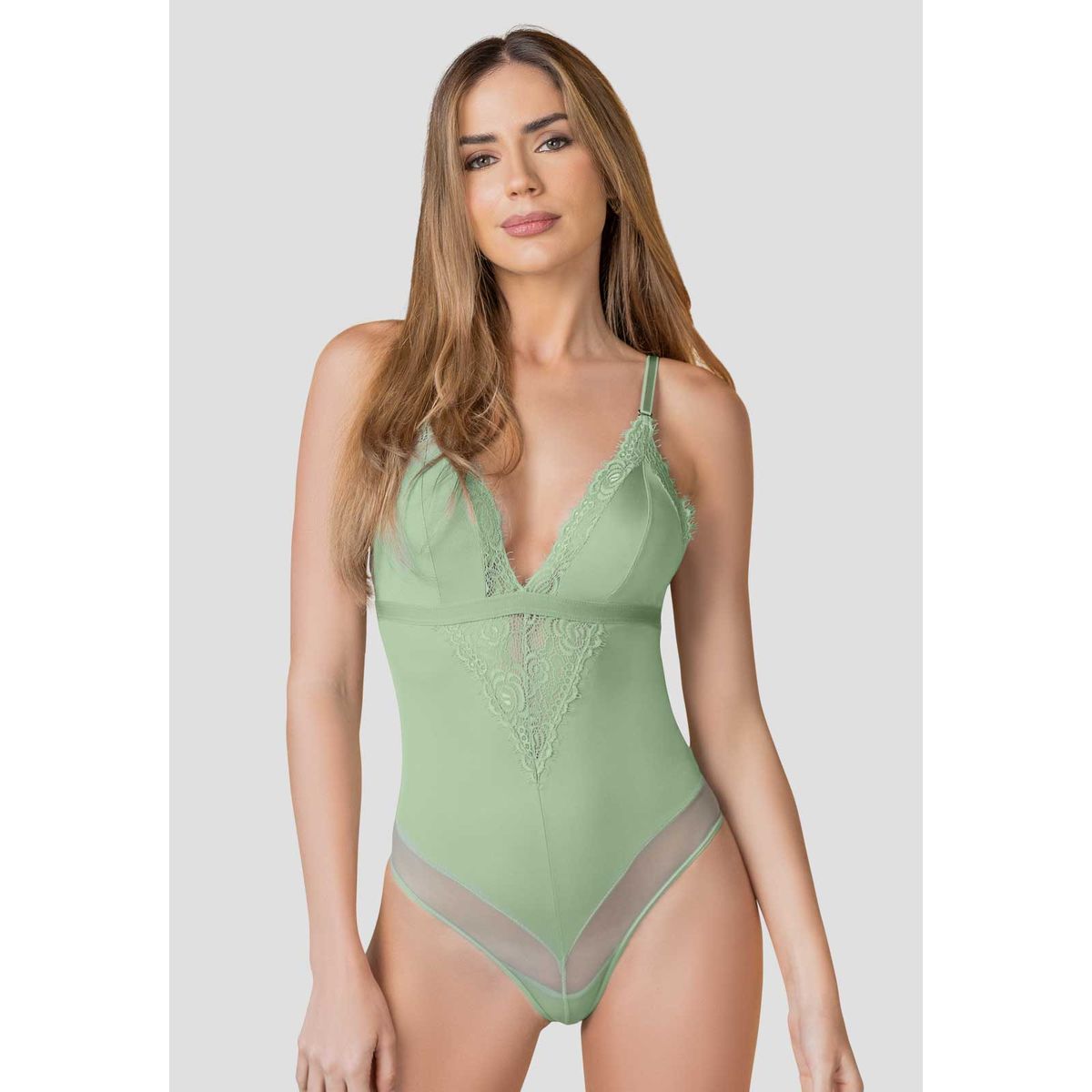 FORMAS INTIMAS - Body Mujer Verde FI 100831