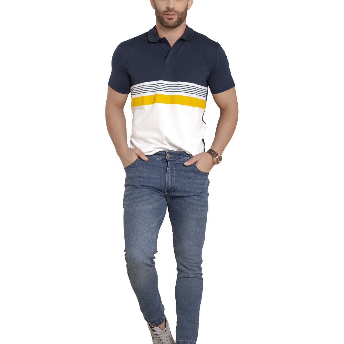 MARKETING PERSONAL - Polo Hombre Multicolor Mp 90922