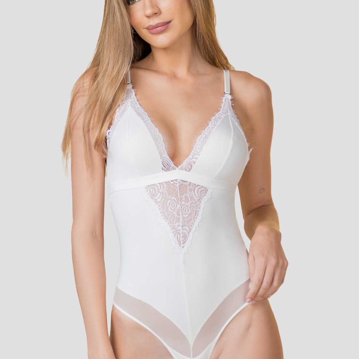 FORMAS INTIMAS - Body Mujer Blanco FI 100831